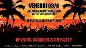 2017: Shezzan Dj Set (13/07, 20/07, 15/08, 19/08, 07/09) @ Pescara | Abruzzo | Italia